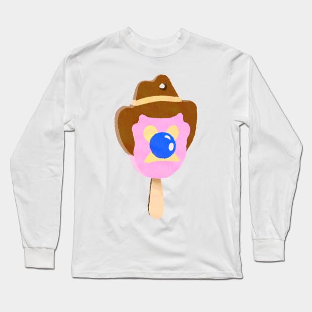 Bubble O Bill (blue) Long Sleeve T-Shirt by Surplusweird